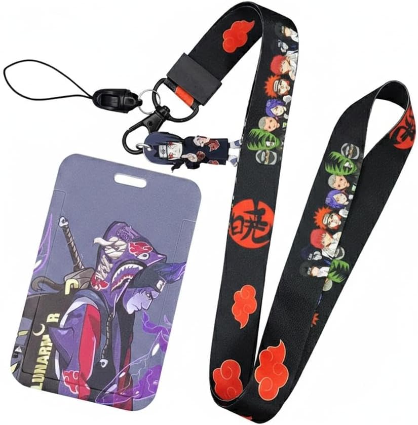 Porte-cartes Itachi Uchiha avec Lanière Akatsuki
