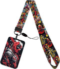 Porte carte avec lanière Deadpool