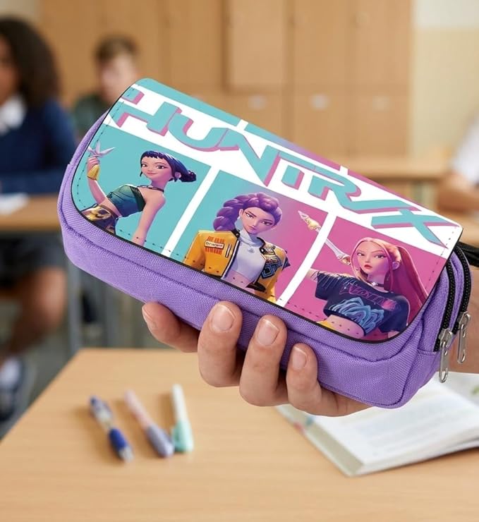 Trousse Scolaire Double Compartiment Demon Hunters