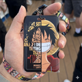 Porte Carte avec Lanière Style Anime Pirate Monkey D Luffy