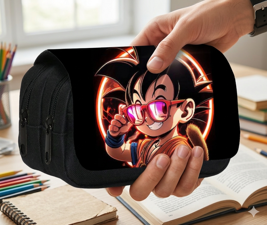 Trousse Dragon Ball Goku  double compartiments