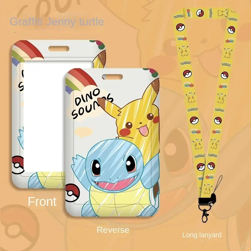 Porte carte avec lanière Pikachu
