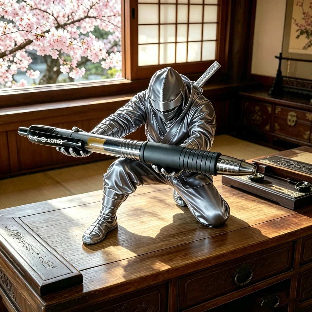 🥷 Porte-Stylos Ninja Anime 3D ⚔️ | Organiseur de Bureau Original 🎨 Pot à Crayons Manga 📚 Décoration Geek 🎁