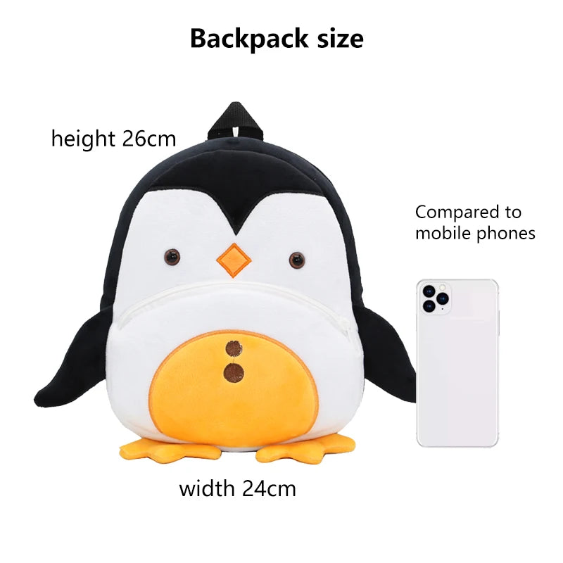 Sac à Dos Animaux en Peluche Enfant - Sac Maternelle & Crèche Mignon