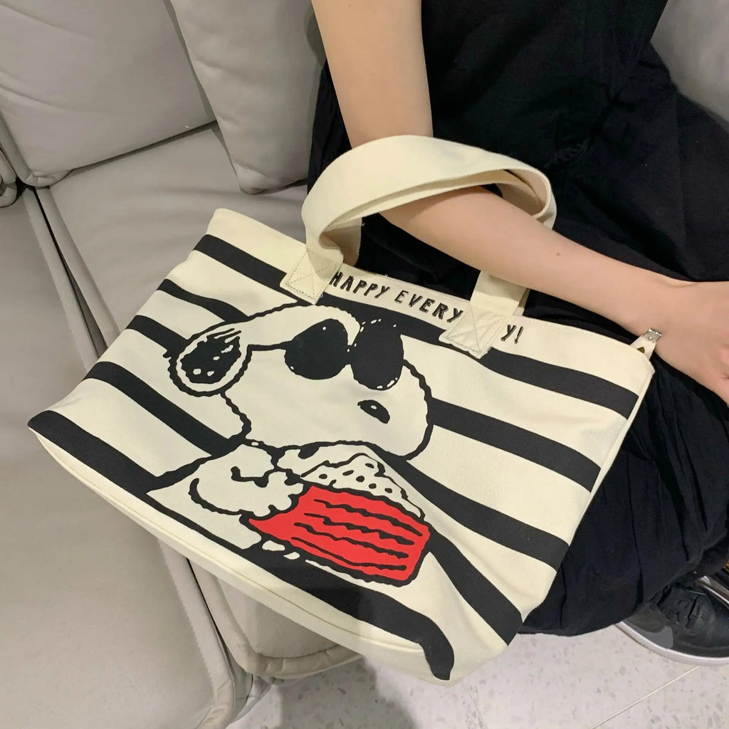 Sac tote bag snoopy manga