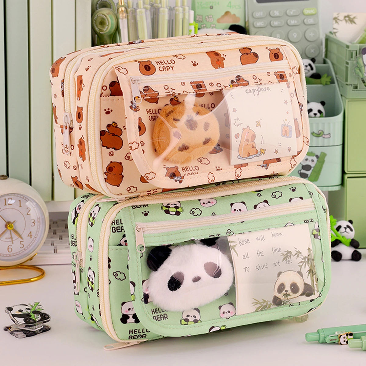 Trousse scolaire kawai mignonne