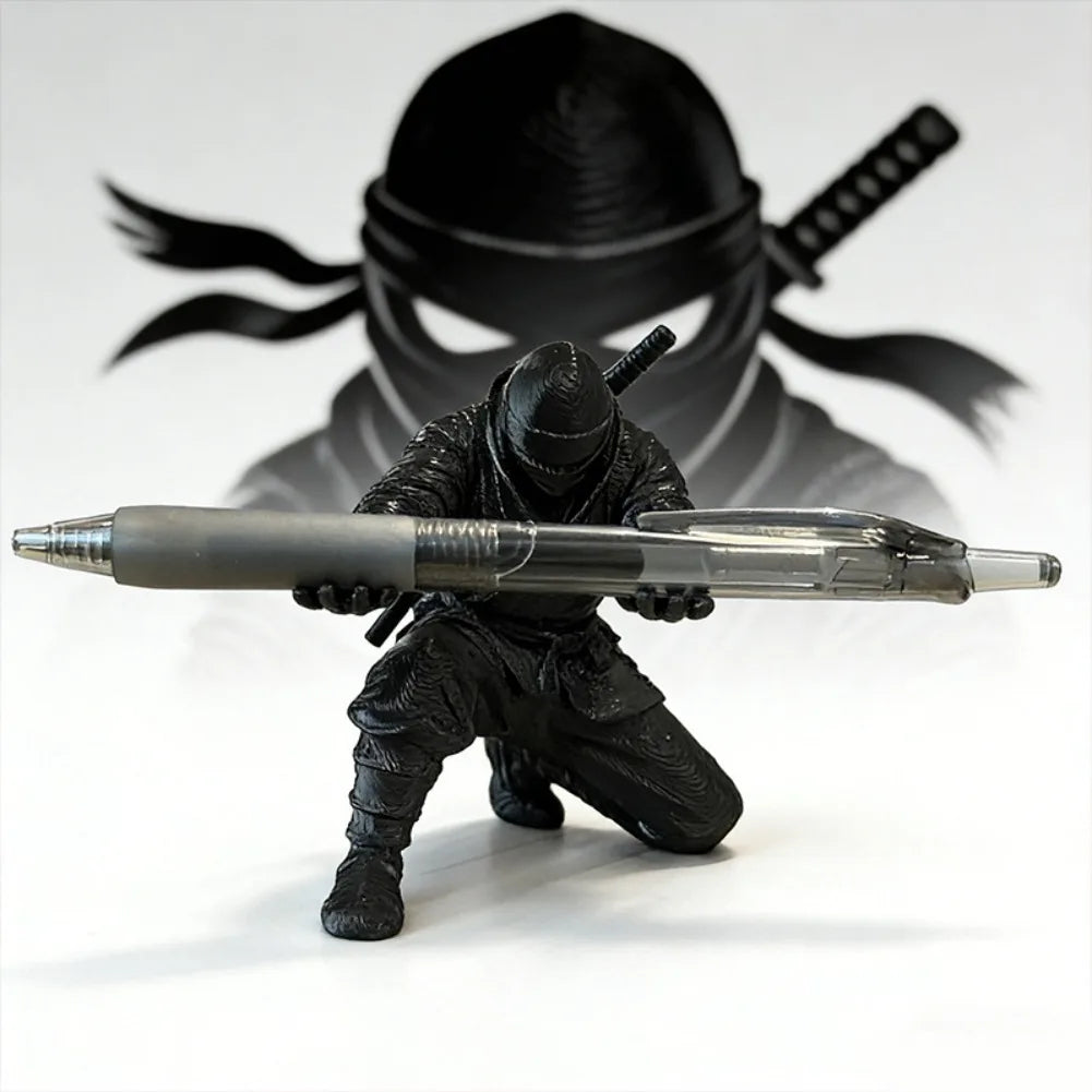 🥷 Porte-Stylos Ninja Anime 3D ⚔️ | Organiseur de Bureau Original 🎨 Pot à Crayons Manga 📚 Décoration Geek 🎁