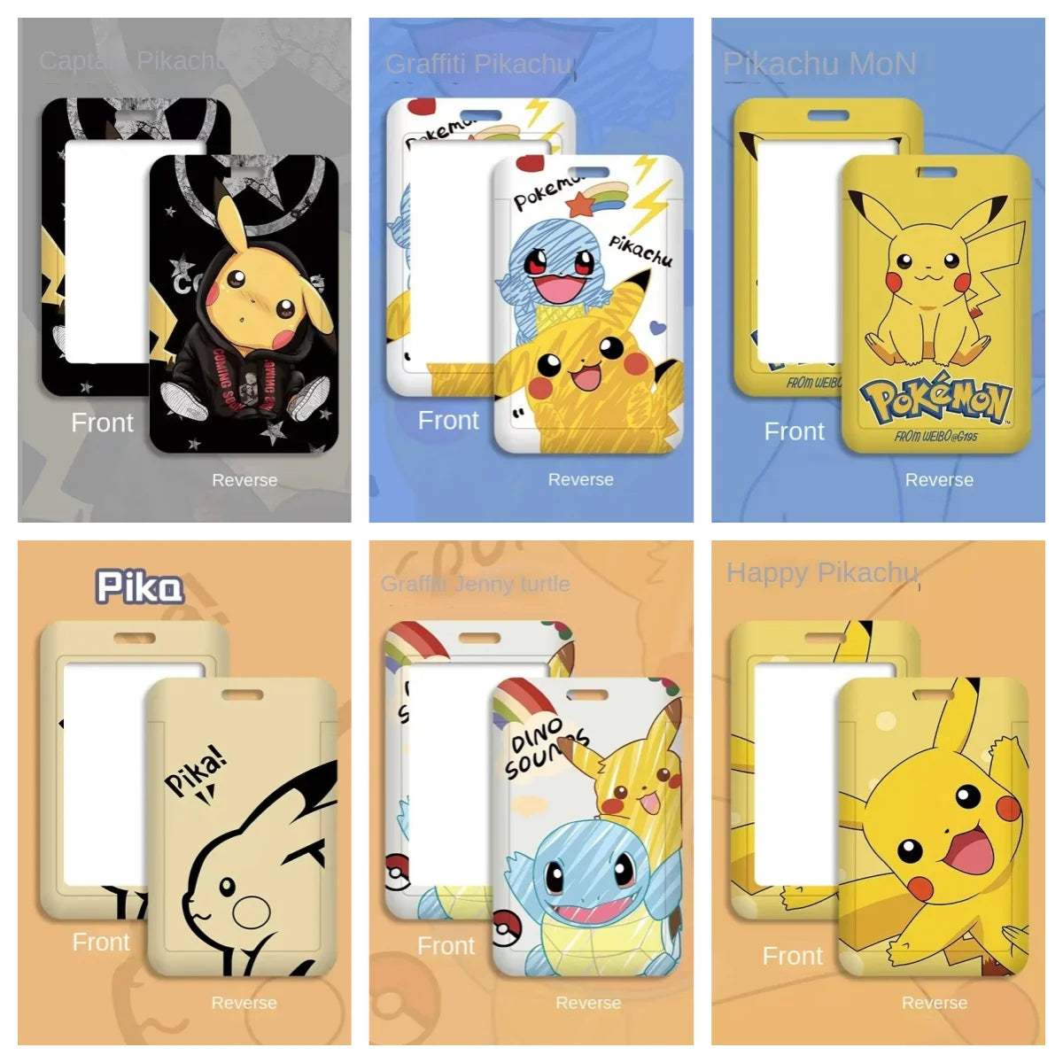 Porte carte avec lanière Pikachu