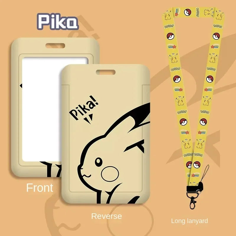 Porte carte avec lanière Pikachu