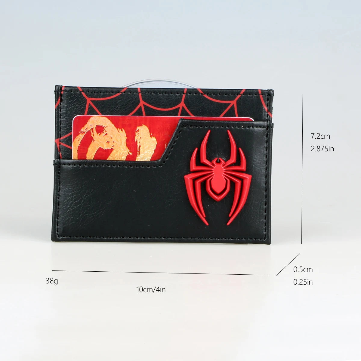Porte-Cartes Spider-Man Noir et Rouge - Portefeuille Slim Marvel