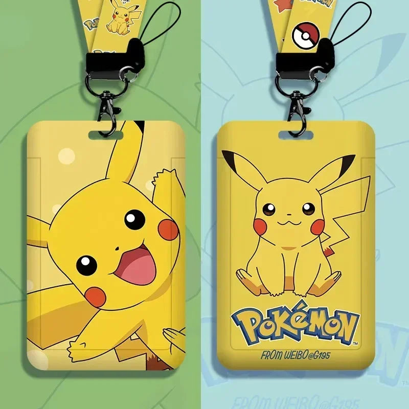 Porte carte avec lanière Pikachu
