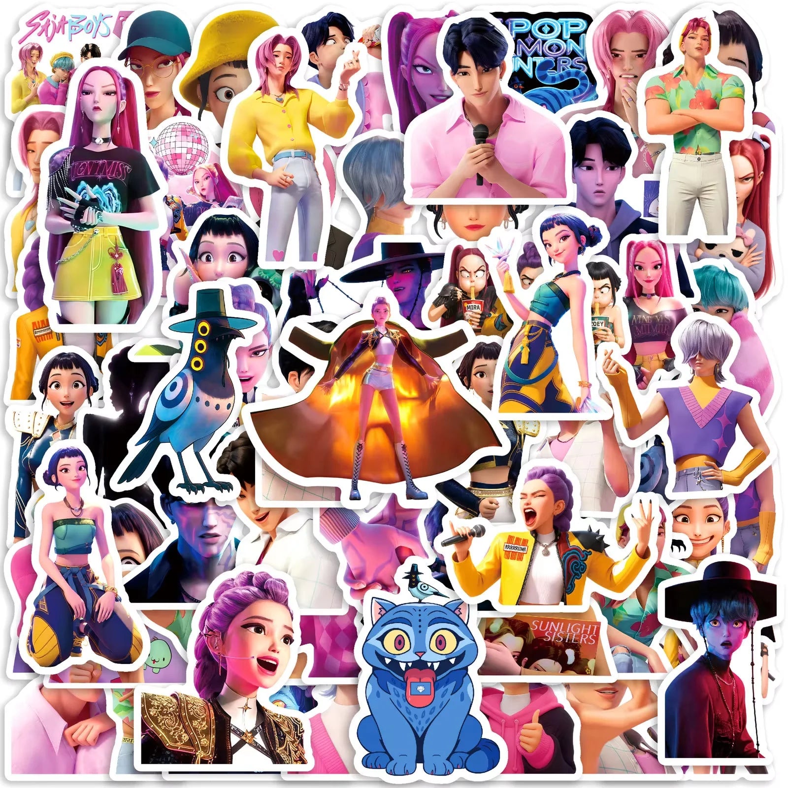 Lot de 50 à 100 Stickers Manga & Anime Waterproof – Autocollants Vinyle pour PC, Ordinateur, Téléphone, Vélo, Voiture & Carnet