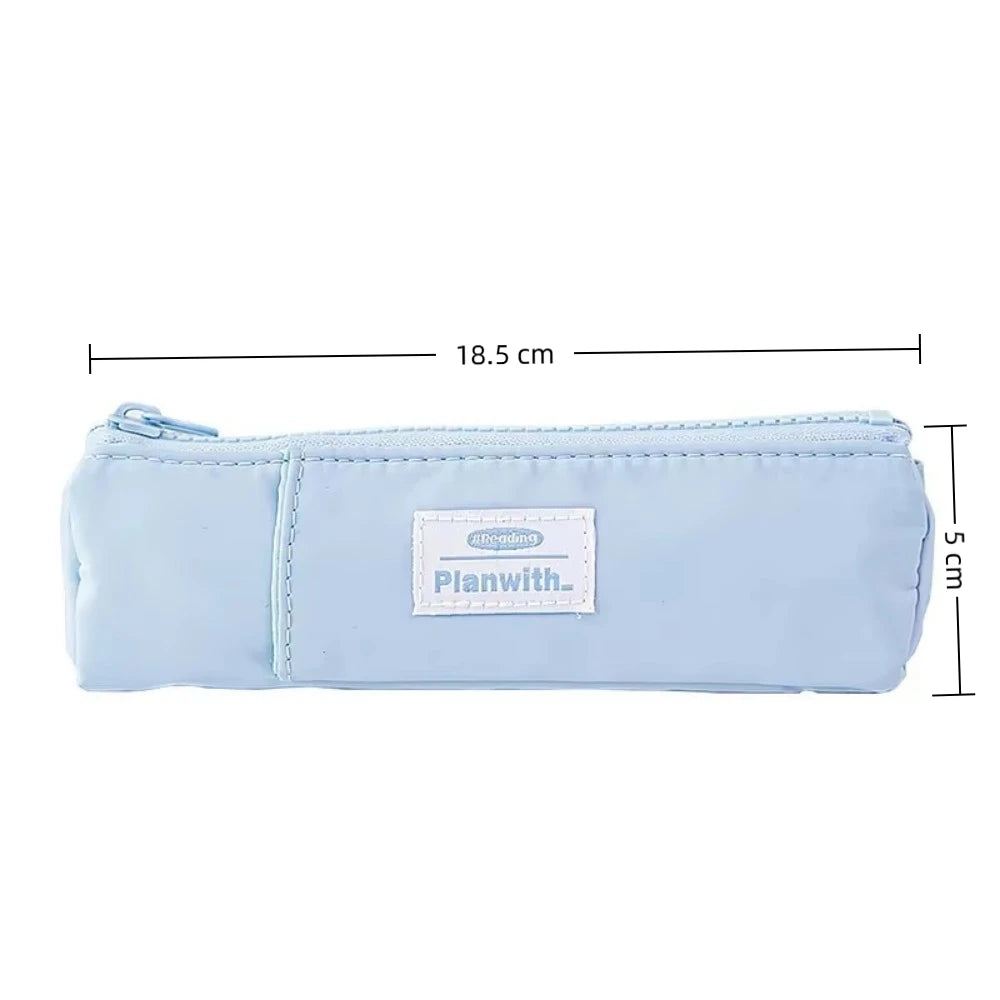 Trousses à stylos avec Bande élastique réglable, Petite Trousse à Crayons Fine pour journaux, école, Papeterie, Bureau