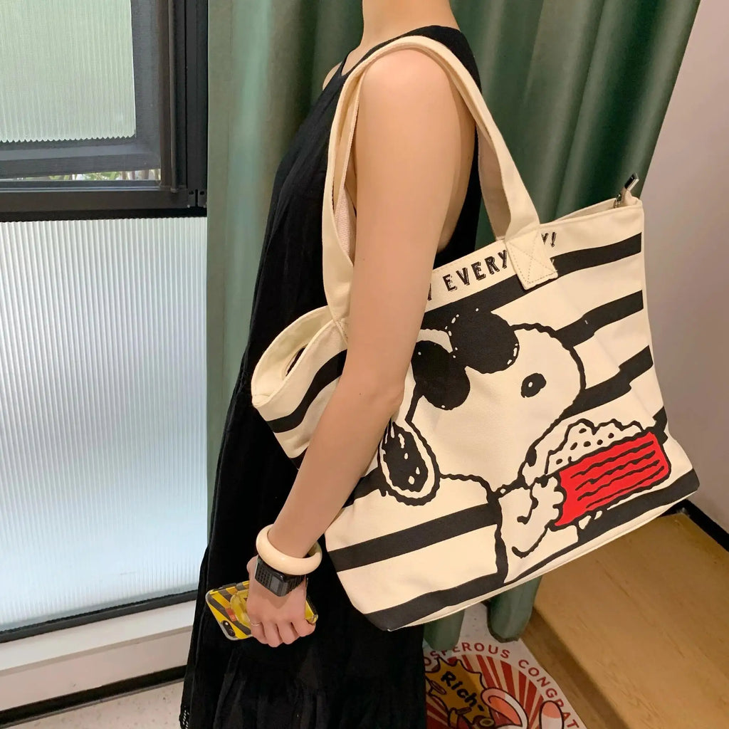 Sac tote bag snoopy manga