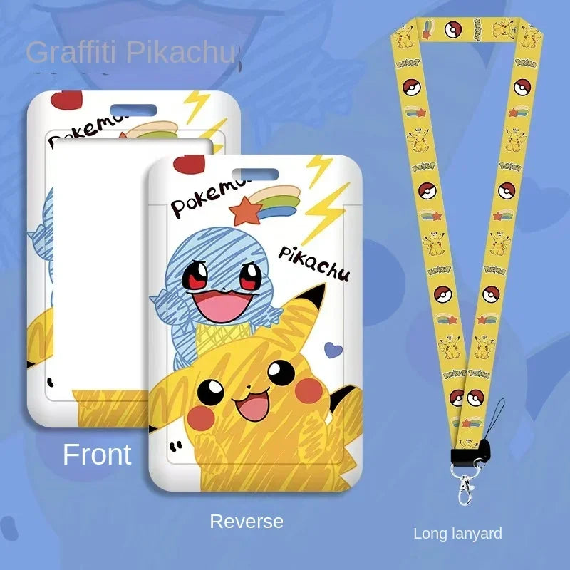 Porte carte avec lanière Pikachu