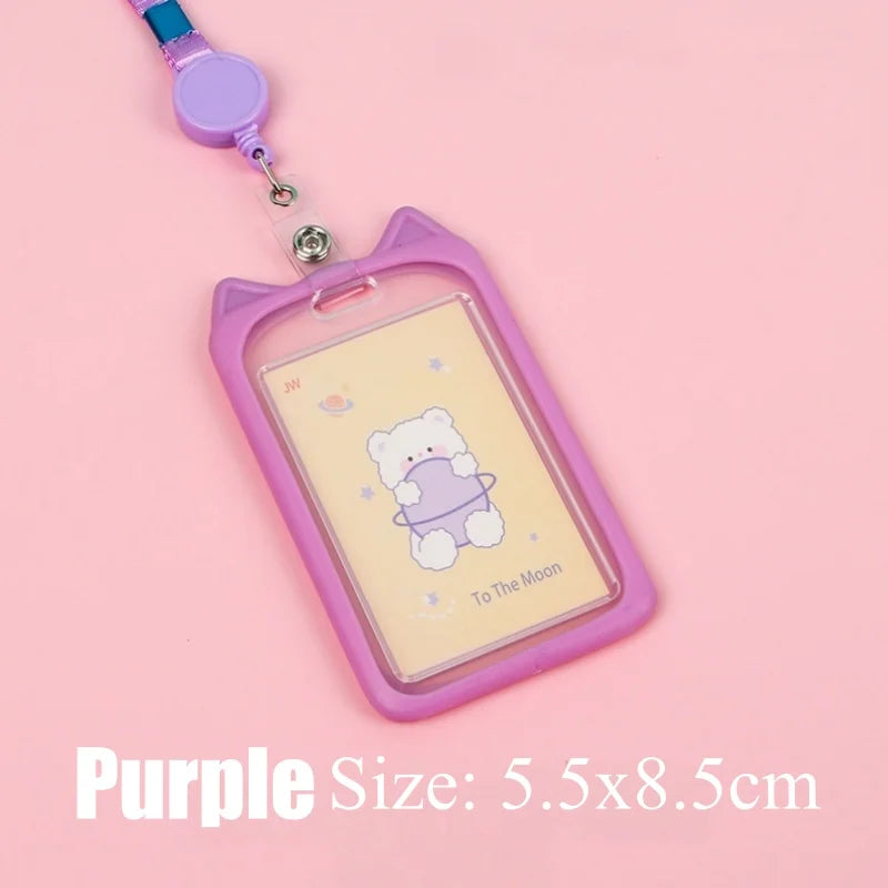 Porte carte avec lanière Kawai