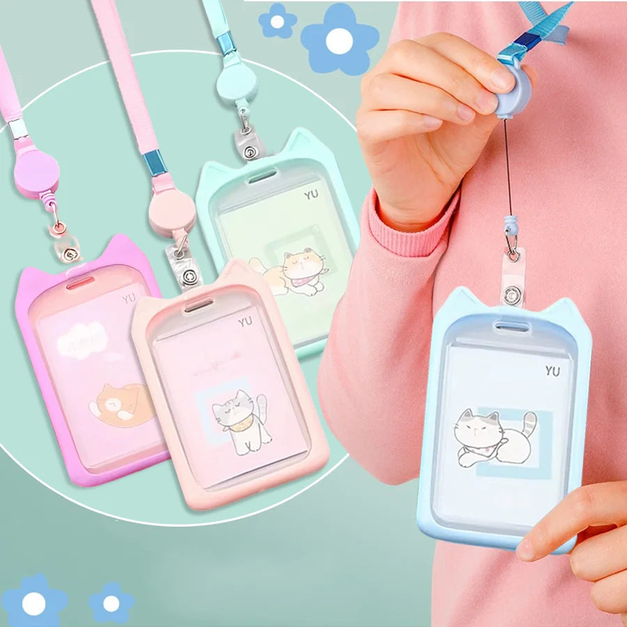 Porte carte avec lanière Kawai