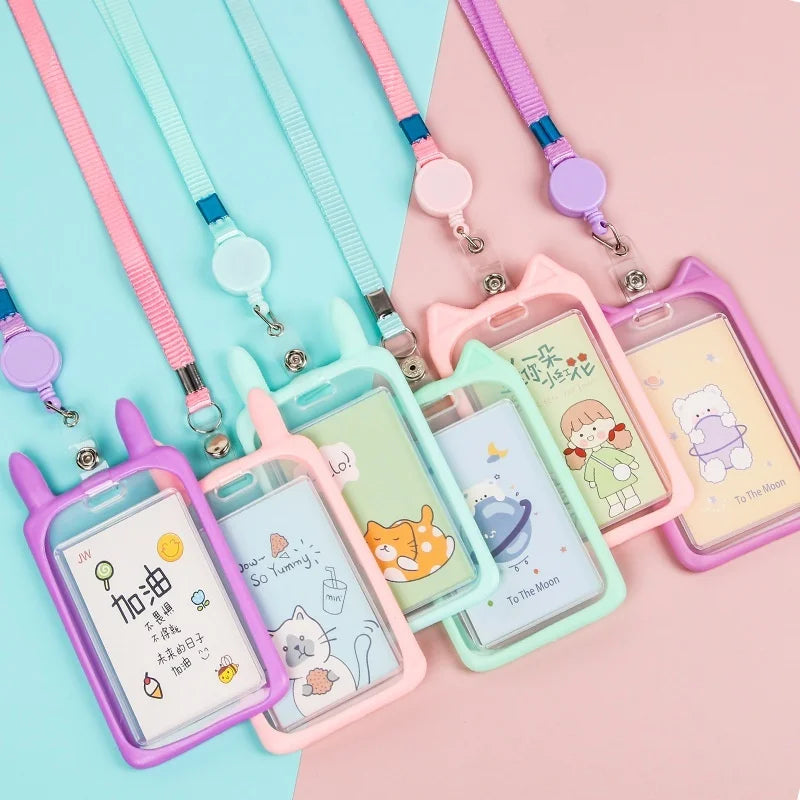 Porte carte avec lanière Kawai