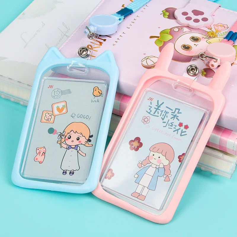 Porte carte avec lanière Kawai