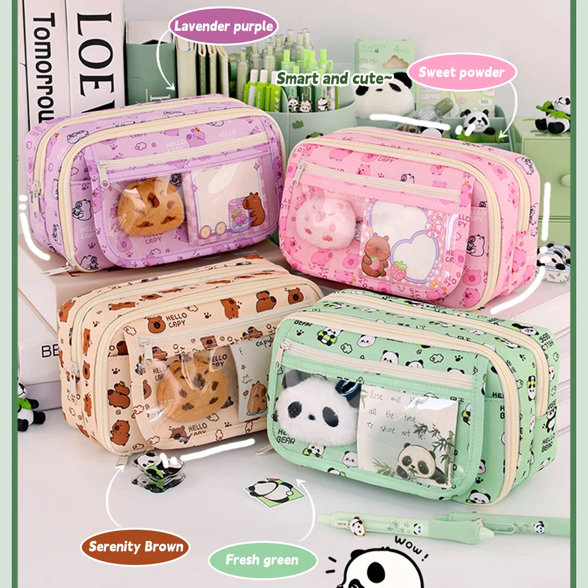 Trousse scolaire kawai mignonne