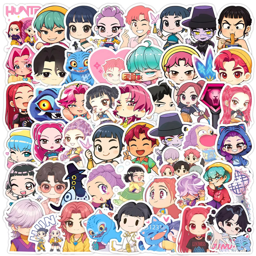Lot de 50 à 100 Stickers Manga & Anime Waterproof – Autocollants Vinyle pour PC, Ordinateur, Téléphone, Vélo, Voiture & Carnet