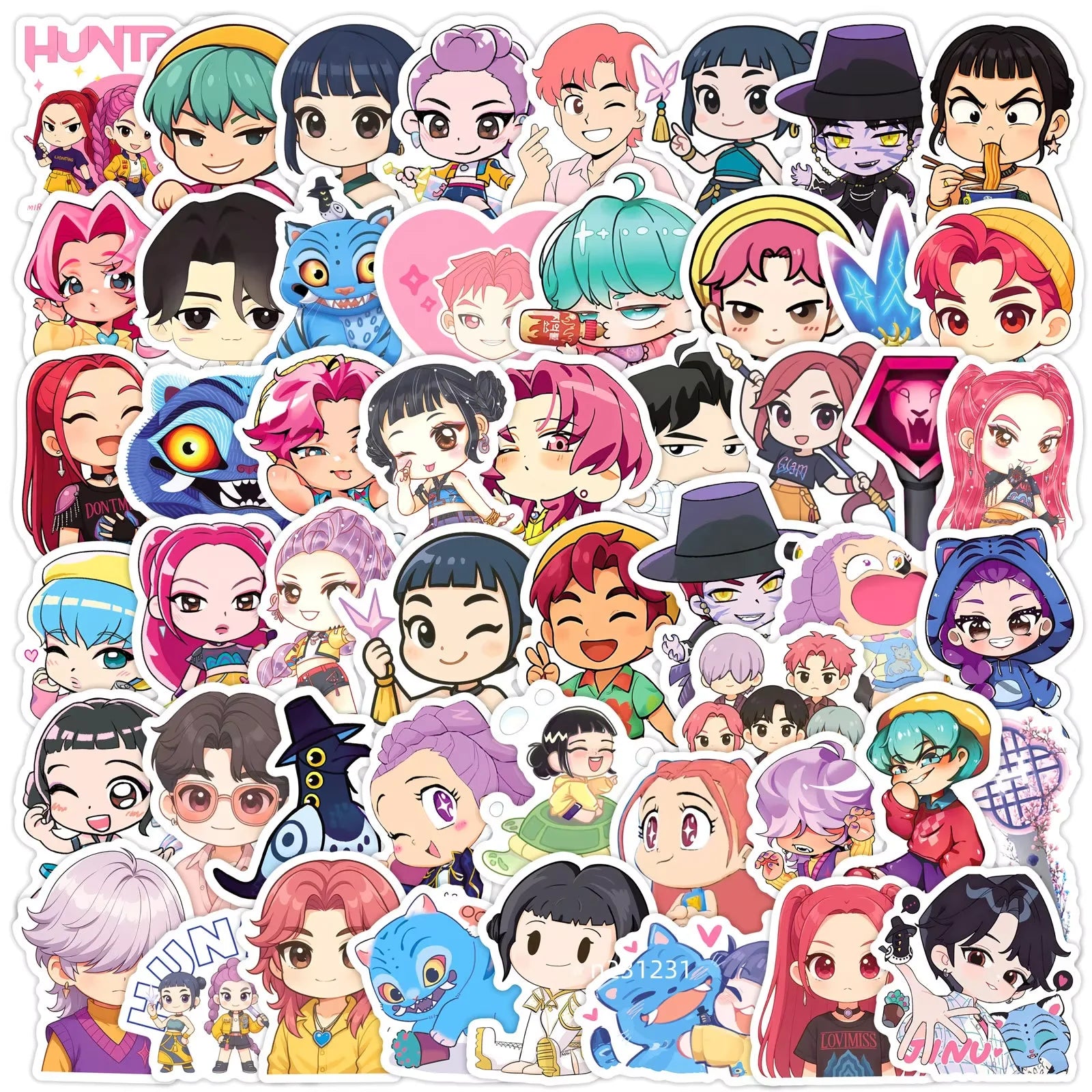 Lot de 50 à 100 Stickers Manga & Anime Waterproof – Autocollants Vinyle pour PC, Ordinateur, Téléphone, Vélo, Voiture & Carnet