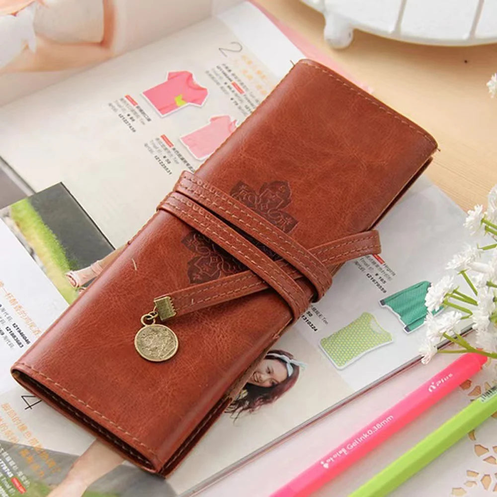 Trousse vintage cuir