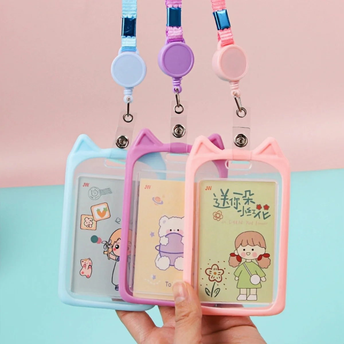 Porte carte avec lanière Kawai