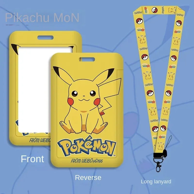 Porte carte avec lanière Pikachu