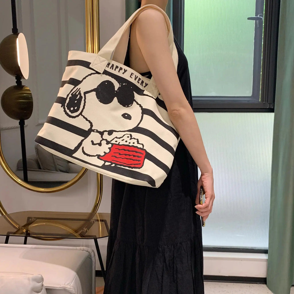 Sac tote bag snoopy manga