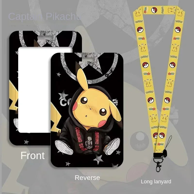 Porte carte avec lanière Pikachu