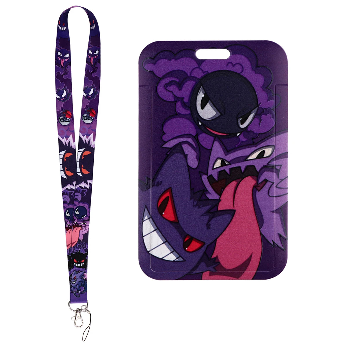 Porte cartes avec lanière Ectoplasma Gengar