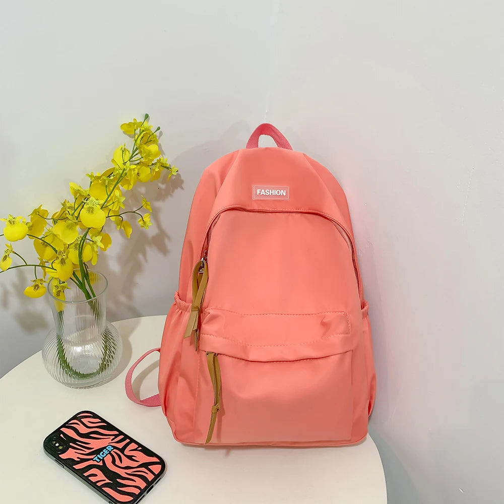 Sac à Dos Décontracté pour Collège et Lycée – Bleu Gris – Style Urbain