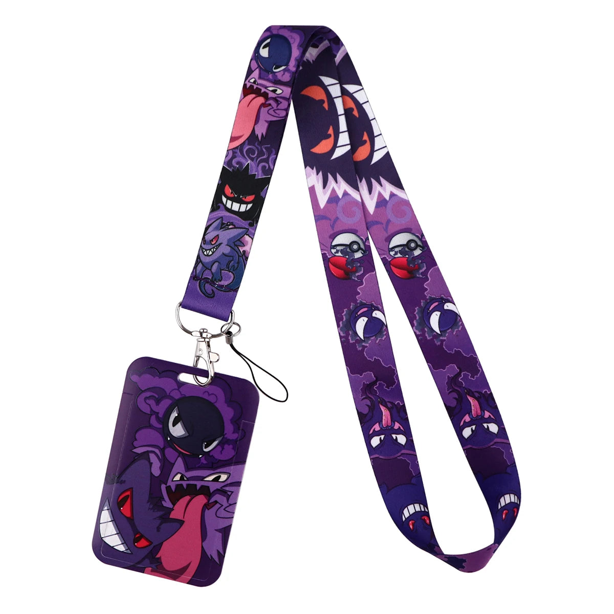 Porte cartes avec lanière Ectoplasma Gengar