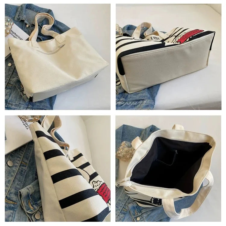 Sac tote bag snoopy manga