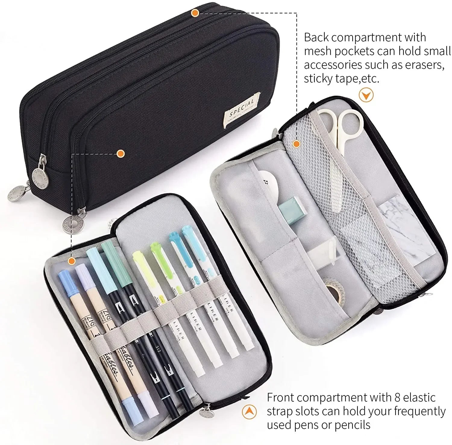 Trousse a Stylo Noir
